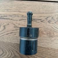 Squadro agrimensorio graduato con bussola