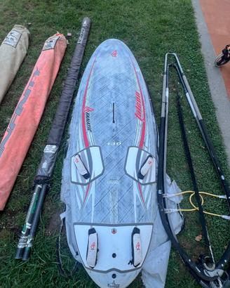 Windsurf Tavola Slalom  + rig completo