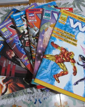 7 numeri di Wiz rivista di fumetti Marvel