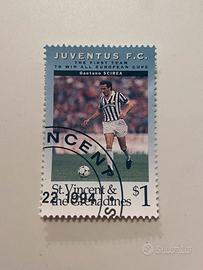 Francobollo Juventus F.C. - Gaetano Scirea 1994