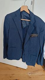 Giacca blu Alcott uomo