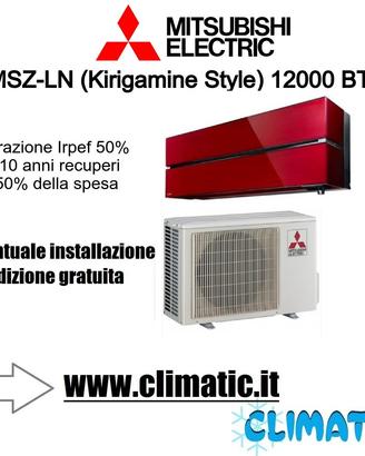 Condizionatore Mitsubishi MSZ-LN 12000 BTU