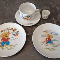 SERVIZIO COLAZIONE PAPPA BAMBINI PORCELLANA LEUCHT