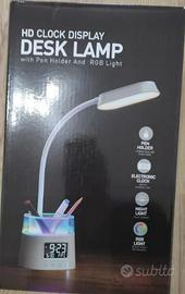 Lampada tavolo led dimmerabile a colori portapenne