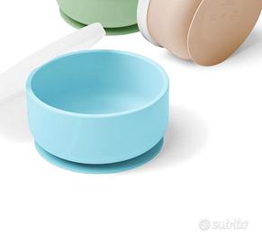 Ciotola per bambini con coperchio e ventosa