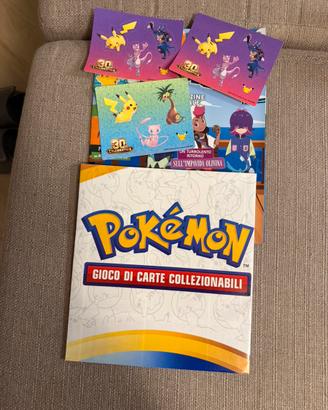 Poster,giornalino e adesivi pokemon