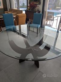 piano per tavolo in vetro 