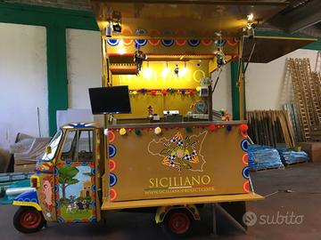 Ape Piaggio Street food