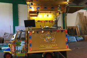 Ape Piaggio Street food