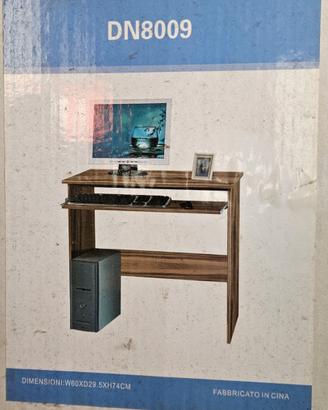 Scrivania porta pc - Da montare misure 60x29.5x74