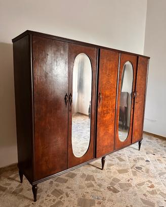 Armadio vintage anni ’50 con specchiere