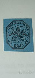 1852 Francobollo Stato pontificio 