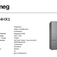 Ricambi frigo Smeg
