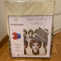 Completto letto matrimoniale Flanella