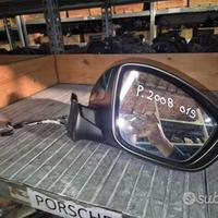 Specchietto Destro Elettrico Per Peugeot 2008 2016