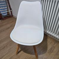 Sedia Nordic polipropilene e legno