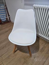 Sedia Nordic polipropilene e legno