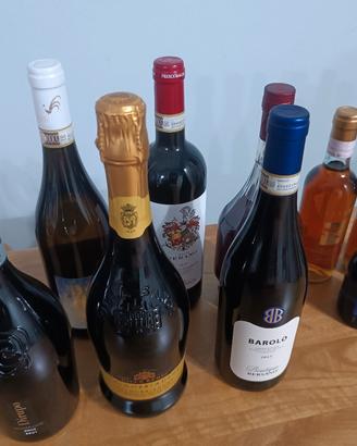 10 bottiglie speciali di vino 