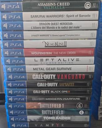 Giochi PS4 (dettagli in descrizione)
