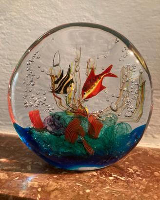 Bisazza Murano Glass Aquarium mod. 3317  vintage
