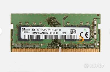 SO-DIMM RAM 2 banchi di ram 8gb+8gb DDR4