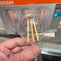 Lampadine led nuove da 7.5watt, colore bianco cald