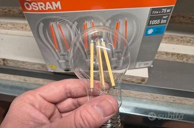 Lampadine led nuove da 7.5watt, colore bianco cald