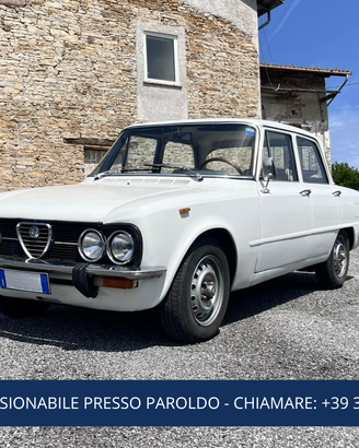 ALFA ROMEO GIULIA NUOVA SUPER DIESEL 1800 - 1975