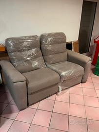 divano due posti reclinabile