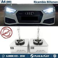 Lampadine BI XENON D5S per AUDI A4 B9 Luce Bianca