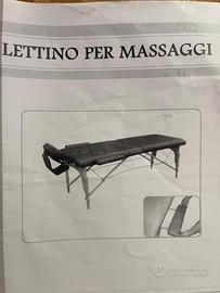 Lettino per massaggi