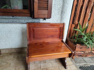 Piccola cassapanca in legno 