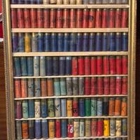 144 cartucce da caccia vintage - quadro munizioni