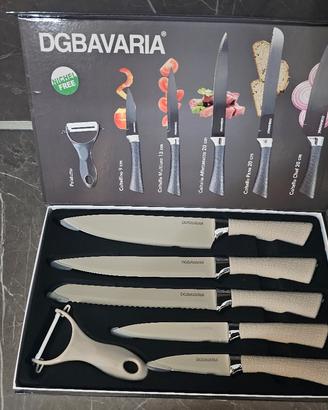 set 6 coltelli cucina dgbavaria nuovi