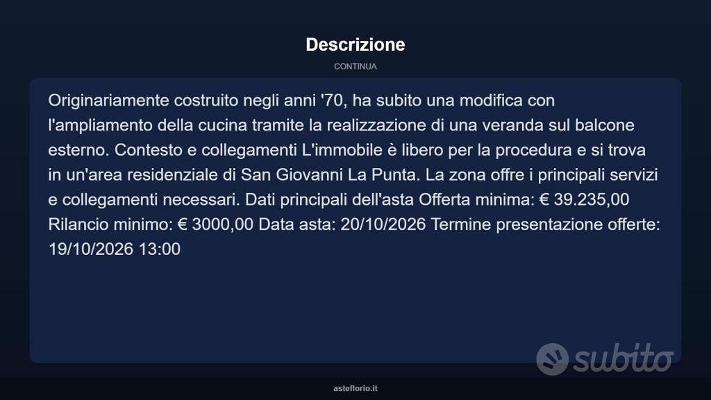 Appartamento – San Giovanni la Punta, Balatelle, Trappeto - Vista 4