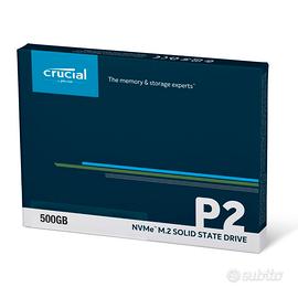 SSD NVMe M.2 Crucial P2 500GB