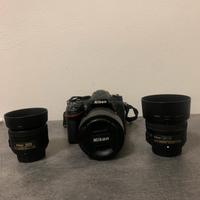 Nikon D7100 + 18-105mm + 35mm + 50mm