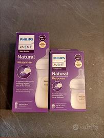 Biberon Avent di due misure e tettarelle