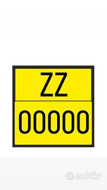 Targhe Enduro FMI Personalizzate Fondo Giallo