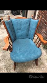 Sedia dondolo basculante VINTAGE