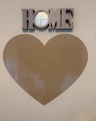Lavagna magnetica a forma di cuore