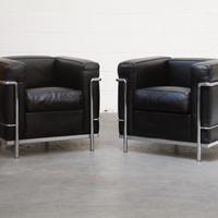 MDF ITALIA 2 LC2 in pelle nera