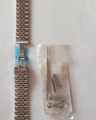 Bracciale jubilee in acciaio 316L anse da 20mm
