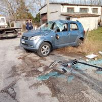  blocco macchina incidentata Daihatsu Terrios  