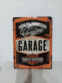 cartello garage Harley Davidson 