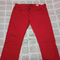 Pantaloni da uomo Armani Jeans 36 rossi
