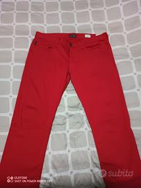 Pantaloni da uomo Armani Jeans 36 rossi