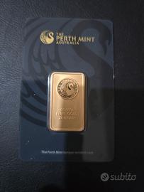 lingotto in oro The Perth Mint 20gr oro 24 ct