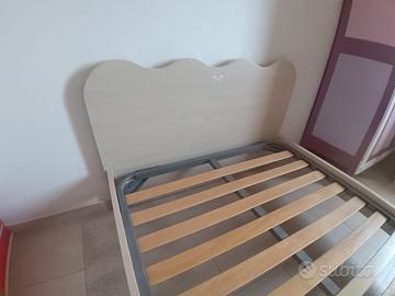 Letto 1 piazza e mezzo, acero, Colombini