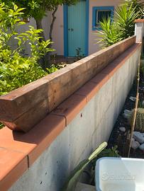 Trave in legno per pergola